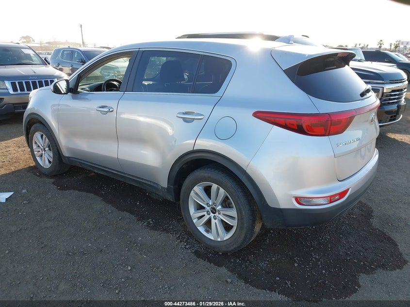 2018 Kia Sportage VIN KNDPM3AC8J7445138 IAAI salvage auction — UNKNOWN, Salvage (California), sold $2,600 on 2026-07-13 (photo 3)