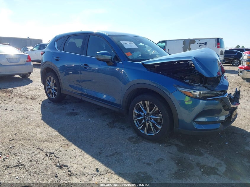 2021 Mazda Cx-5 VIN JM3KFBEY2M0457262 IAAI salvage auction — FRONT END, Salvage (Massachusetts), sold $4,800 on 2026-07-09 (photo 1)