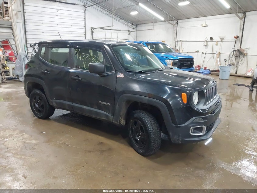 2016 Jeep Renegade VIN ZACCJBAT6GPD30499 IAAI salvage auction — ELECTRICAL, Salvage (Pennsylvania), sold $1,300 on 2026-08-20 (photo 1)