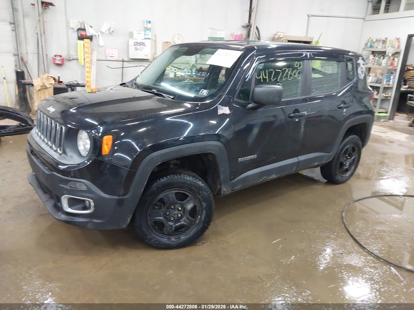 2016 Jeep Renegade VIN ZACCJBAT6GPD30499 IAAI salvage auction — ELECTRICAL, Salvage (Pennsylvania), sold $1,300 on 2026-08-20 (photo 2)