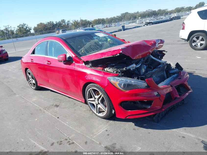 2014 Mercedes-benz Cla-klasse VIN WDDSJ4EB2EN059820 IAAI salvage auction — FRONT END, Salvage Title, sold $425 on 2026-08-10 (photo 1)