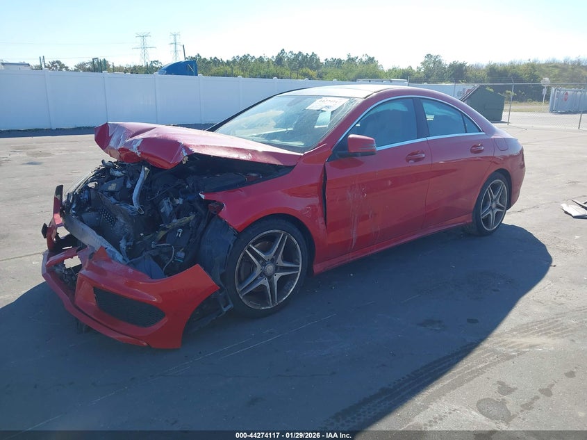 2014 Mercedes-benz Cla-klasse VIN WDDSJ4EB2EN059820 IAAI salvage auction — FRONT END, Salvage Title, sold $425 on 2026-08-10 (photo 2)