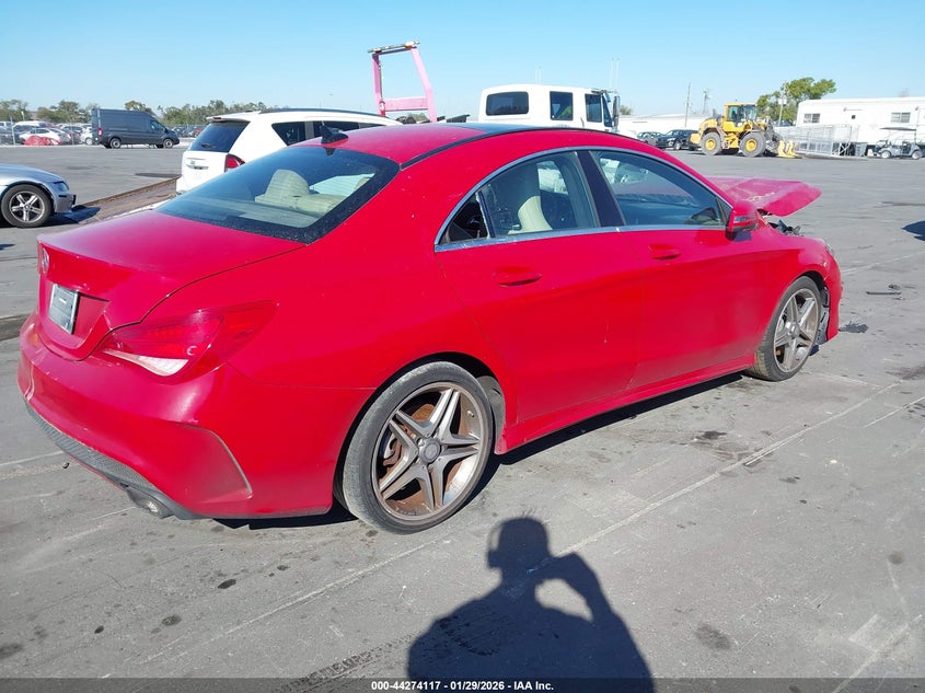 2014 Mercedes-benz Cla-klasse VIN WDDSJ4EB2EN059820 IAAI salvage auction — FRONT END, Salvage Title, sold $425 on 2026-08-10 (photo 4)