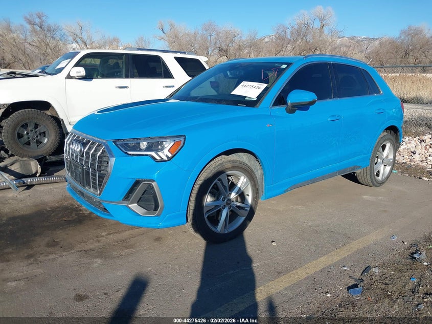 2020 Audi Q3 VIN WA1EECF31L1042163 IAAI salvage auction — RIGHT SIDE, Regular (Nevada), sold $8,550 on 2026-07-30 (photo 2)