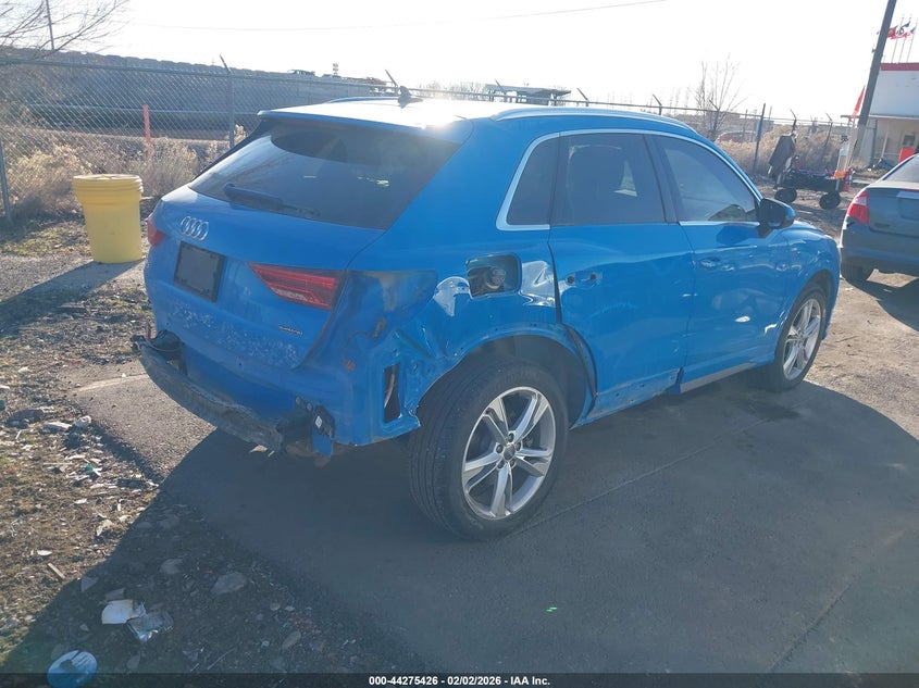 2020 Audi Q3 VIN WA1EECF31L1042163 IAAI salvage auction — RIGHT SIDE, Regular (Nevada), sold $8,550 on 2026-07-30 (photo 4)