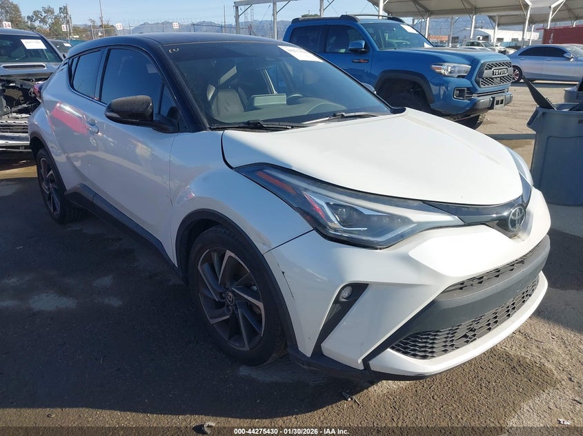 2021 Toyota C-hr VIN NMTKHMBX2MR128857 IAAI salvage auction — LEFT SIDE, Salvage (California), sold $7,450 on 2026-07-08 (photo 1)