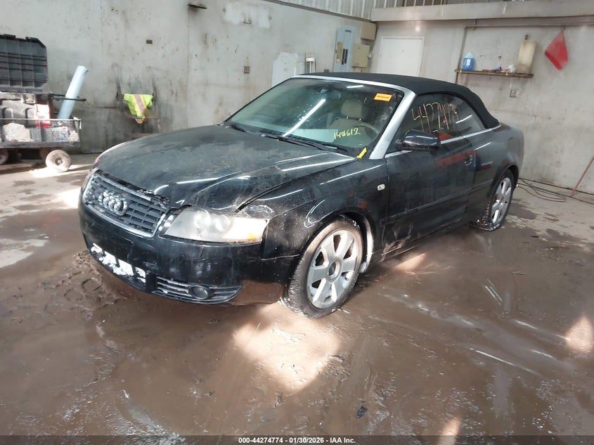 2005 Audi A4 VIN WAUAC48H45K017695 IAAI salvage auction — FRONT END, Salvage (Ohio), sold $300 on 2026-07-09 (photo 2)
