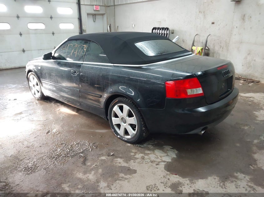 2005 Audi A4 VIN WAUAC48H45K017695 IAAI salvage auction — FRONT END, Salvage (Ohio), sold $300 on 2026-07-09 (photo 3)