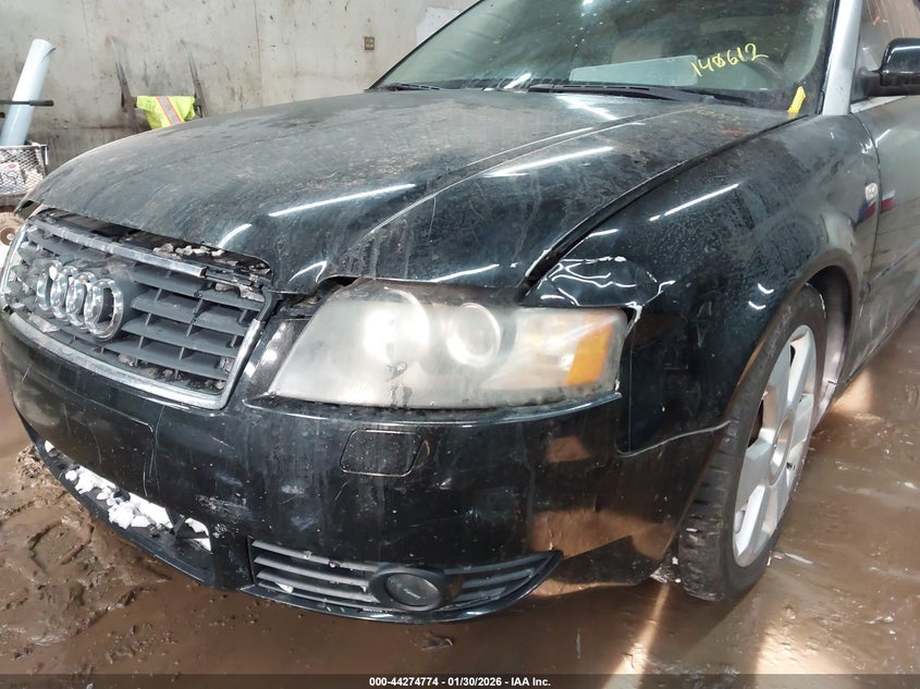 2005 Audi A4 VIN WAUAC48H45K017695 IAAI salvage auction — FRONT END, Salvage (Ohio), sold $300 on 2026-07-09 (photo 6)