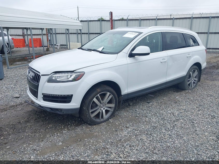 2013 Audi Q7 VIN WA1LGAFE3DD001590 IAAI salvage auction — ALL OVER, Salvage Title, sold $400 on 2026-07-20 (photo 2)