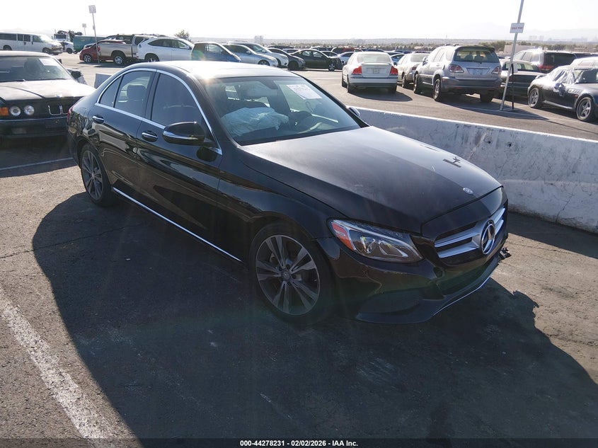 2015 Mercedes-benz C-klasse VIN 55SWF4JBXFU078164 IAAI salvage auction — FRONT END, Salvage Title, sold $1,650 on 2026-08-31 (photo 1)