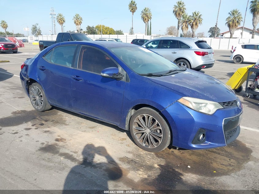 2014 Toyota Corolla VIN 5YFBURHE4EP043318 IAAI salvage auction — RIGHT REAR, Salvage Title, sold $2,700 on 2026-07-07 (photo 1)