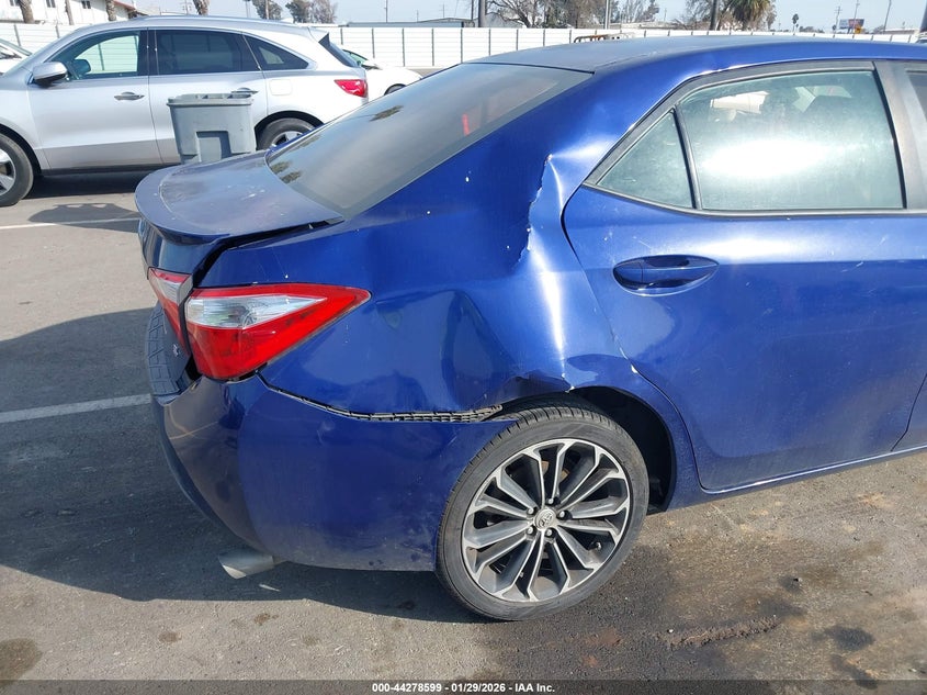 2014 Toyota Corolla VIN 5YFBURHE4EP043318 IAAI salvage auction — RIGHT REAR, Salvage Title, sold $2,700 on 2026-07-07 (photo 6)