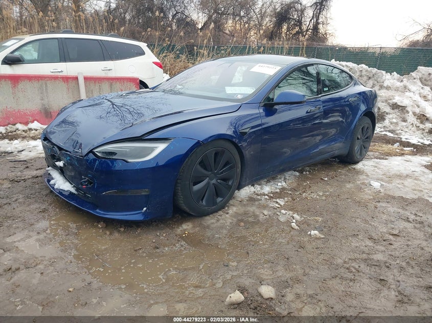 2022 Tesla Model s VIN 5YJSA1E5XNF486230 IAAI salvage auction — FRONT END, Salvage (Maryland), sold $5,200 on 2026-07-30 (photo 2)