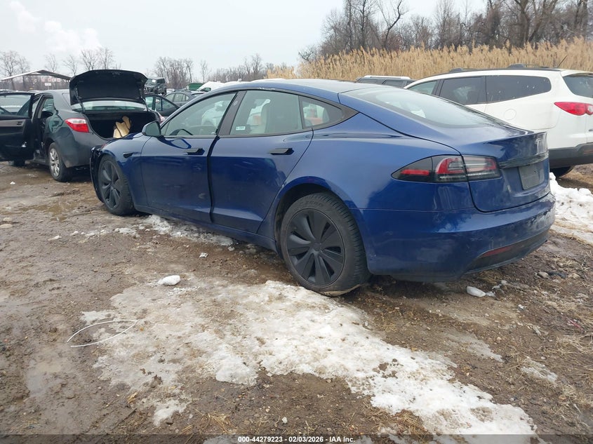 2022 Tesla Model s VIN 5YJSA1E5XNF486230 IAAI salvage auction — FRONT END, Salvage (Maryland), sold $5,200 on 2026-07-30 (photo 3)