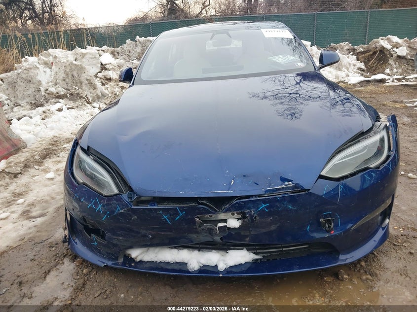 2022 Tesla Model s VIN 5YJSA1E5XNF486230 IAAI salvage auction — FRONT END, Salvage (Maryland), sold $5,200 on 2026-07-30 (photo 6)