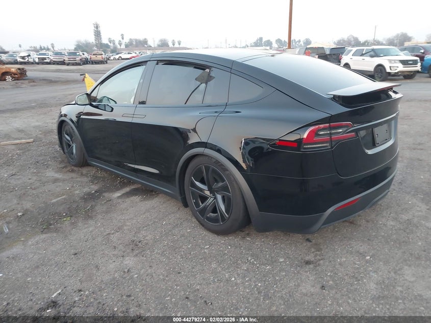 2026 Tesla Model x VIN 7SAXCBE50TF475114 IAAI salvage auction — RIGHT FRONT, Clear (California), sold $60,250 on 2026-08-18 (photo 3)