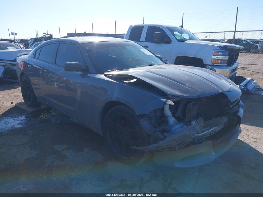 2017 Dodge Charger VIN 2C3CDXBG9HH584009 IAAI salvage auction — FRONT END, Salvage Title, sold $2,650 on 2026-07-10 (photo 1)