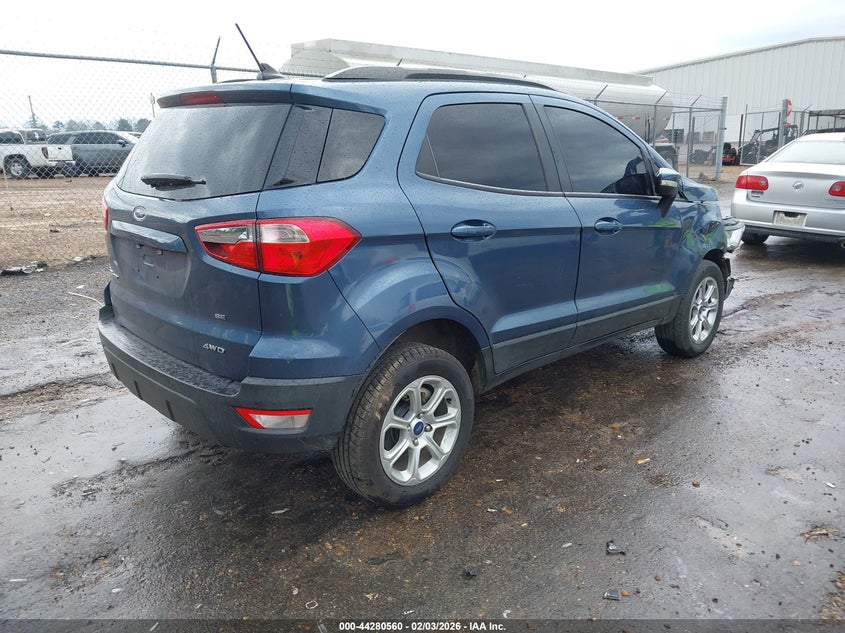 2022 Ford Ecosport VIN MAJ6S3GL7NC466915 IAAI salvage auction — RIGHT FRONT, Salvage Title, sold $2,550 on 2026-07-15 (photo 4)