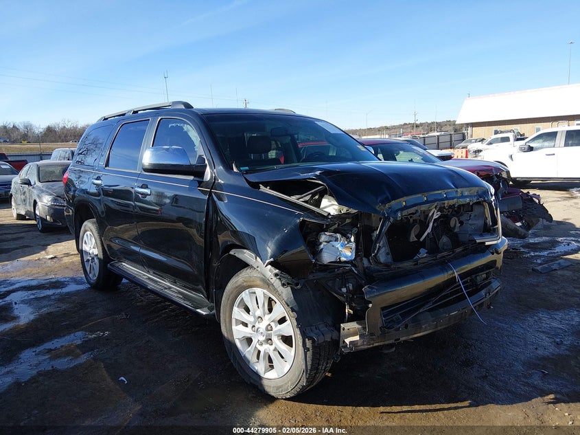 2016 Toyota Sequoia VIN 5TDDW5G13GS147478 IAAI salvage auction — FRONT END, Clear (Oklahoma), sold $8,025 on 2026-07-22 (photo 1)