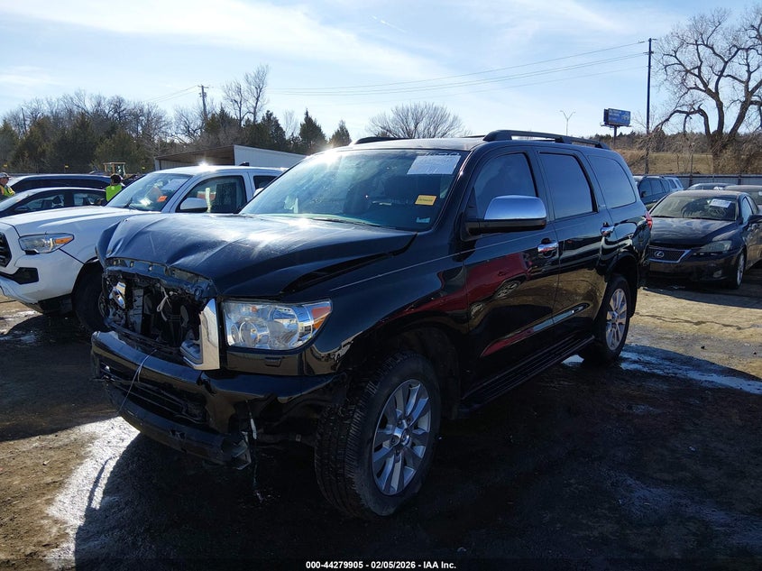 2016 Toyota Sequoia VIN 5TDDW5G13GS147478 IAAI salvage auction — FRONT END, Clear (Oklahoma), sold $8,025 on 2026-07-22 (photo 2)