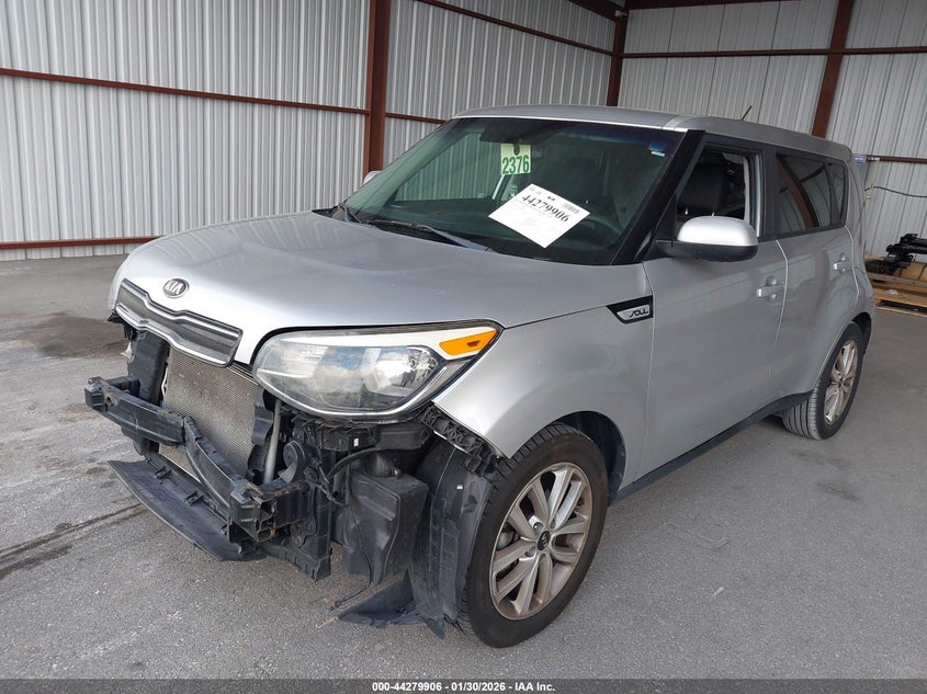 2019 Kia Soul VIN KNDJP3A5XK7634017 IAAI salvage auction — FRONT END, Rebuildable (Florida), sold $1,400 on 2026-08-03 (photo 2)
