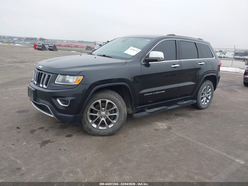 2015 Jeep Grand Cherokee VIN 1C4RJFBGXFC913759 IAAI salvage auction — Front End, Certificate Of Title (Nebraska), sold $1,500 on 2026-02-26 (photo 2)