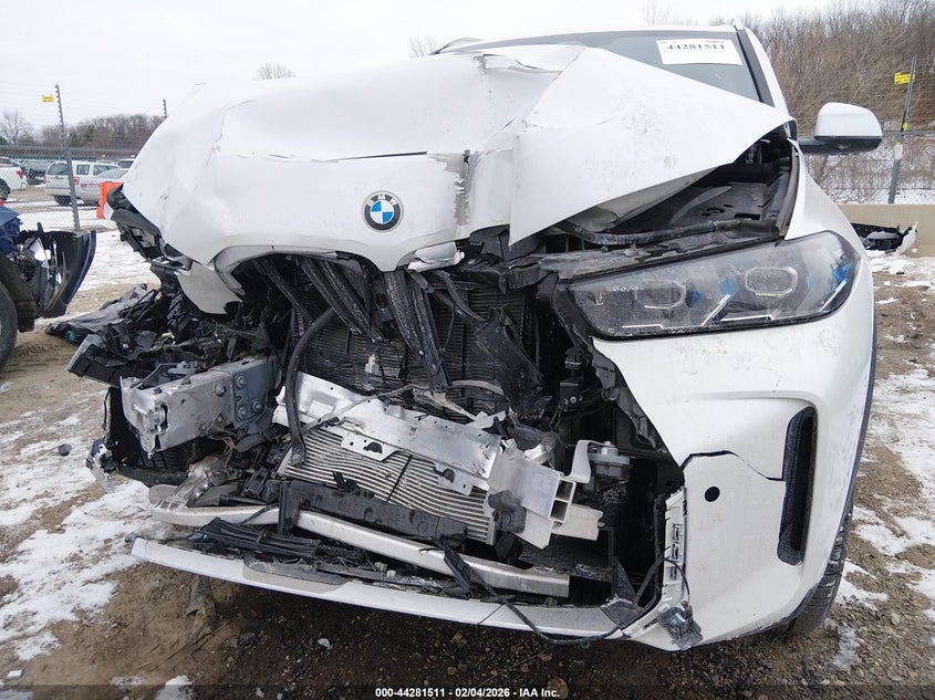 2025 BMW X5 VIN 5UX23EU06S9W83505 IAAI salvage auction — Front End, Salvage (Illinois), sold $26,250 on 2026-04-09 (photo 6)