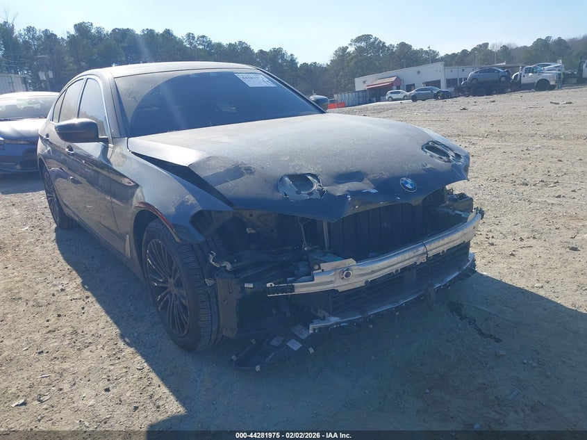 2019 BMW 5er VIN WBAJA7C56KWW28546 IAAI salvage auction — FRONT END, Salvage - Greater Than 75% (Maryland), sold $9,600 on 2026-07-21 (photo 1)