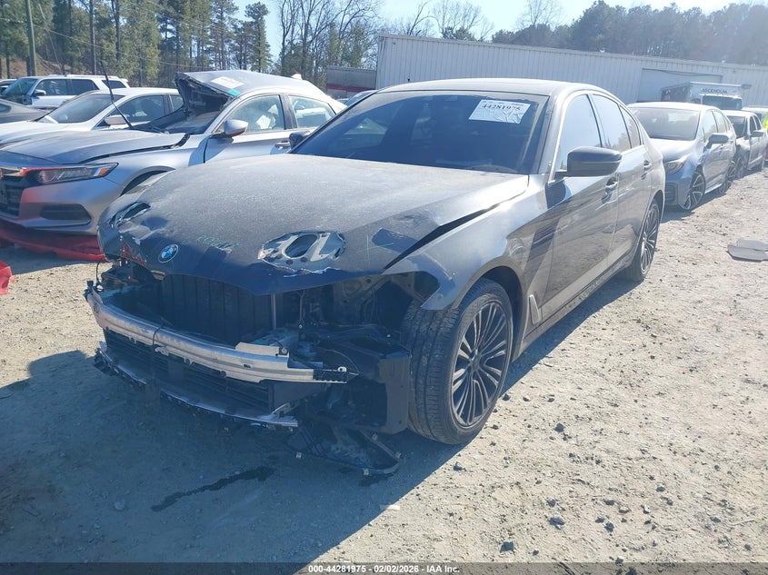 2019 BMW 5er VIN WBAJA7C56KWW28546 IAAI salvage auction — FRONT END, Salvage - Greater Than 75% (Maryland), sold $9,600 on 2026-07-21 (photo 2)