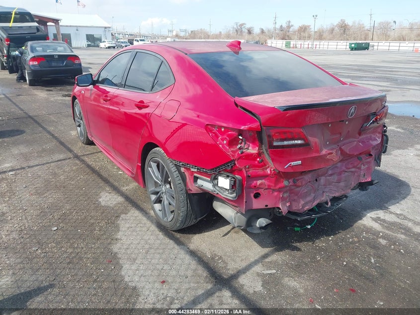 2019 Acura Tlx VIN 19UUB2F68KA003276 IAAI salvage auction — REAR END, Salvage Title, sold $4,000 on 2026-07-29 (photo 3)
