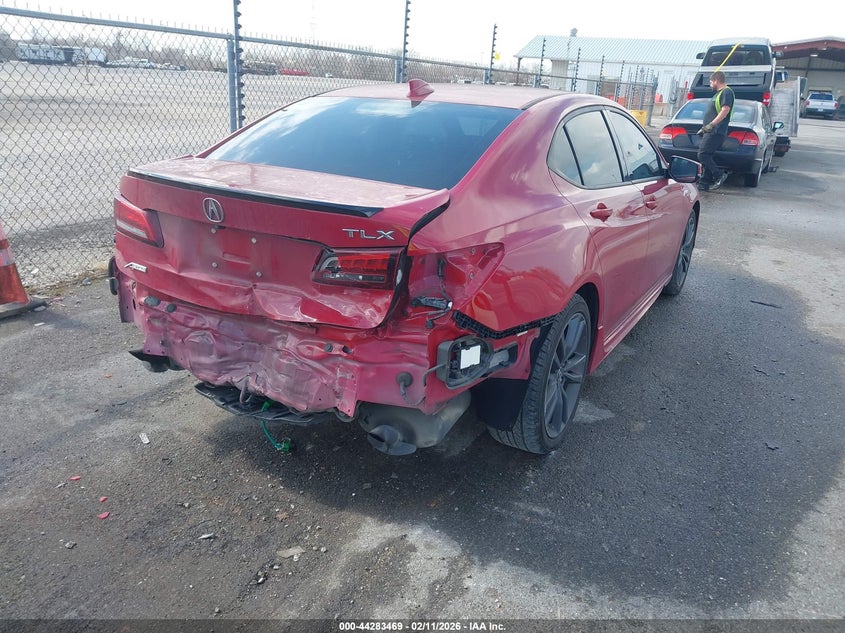 2019 Acura Tlx VIN 19UUB2F68KA003276 IAAI salvage auction — REAR END, Salvage Title, sold $4,000 on 2026-07-29 (photo 4)