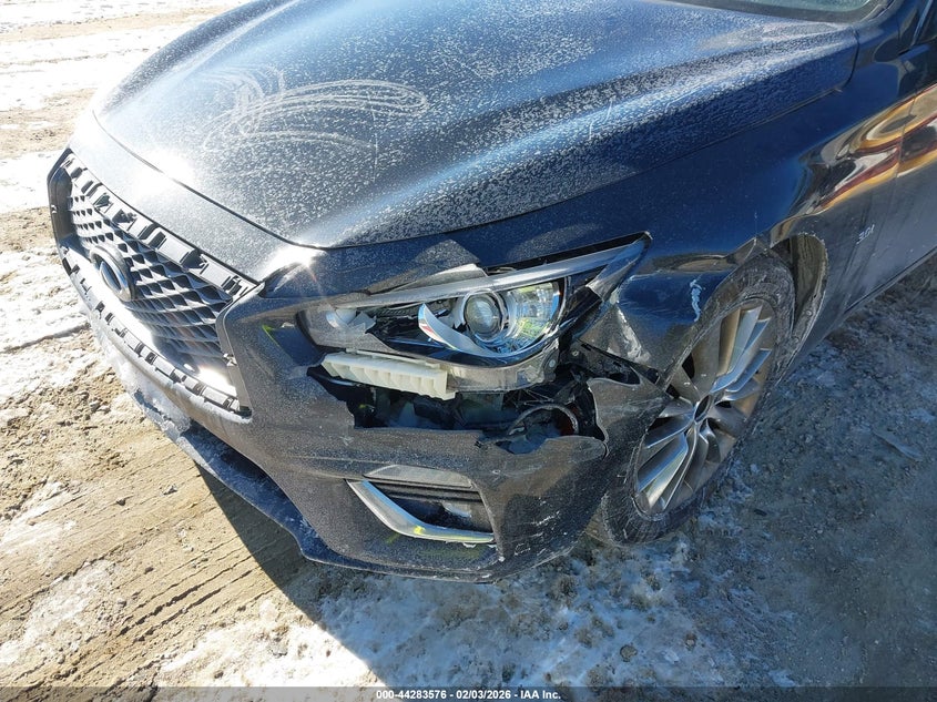 2020 Infiniti Q50 VIN JN1EV7AR2LM250059 IAAI salvage auction — LEFT FRONT, Salvage Title, sold $1,650 on 2026-07-21 (photo 6)