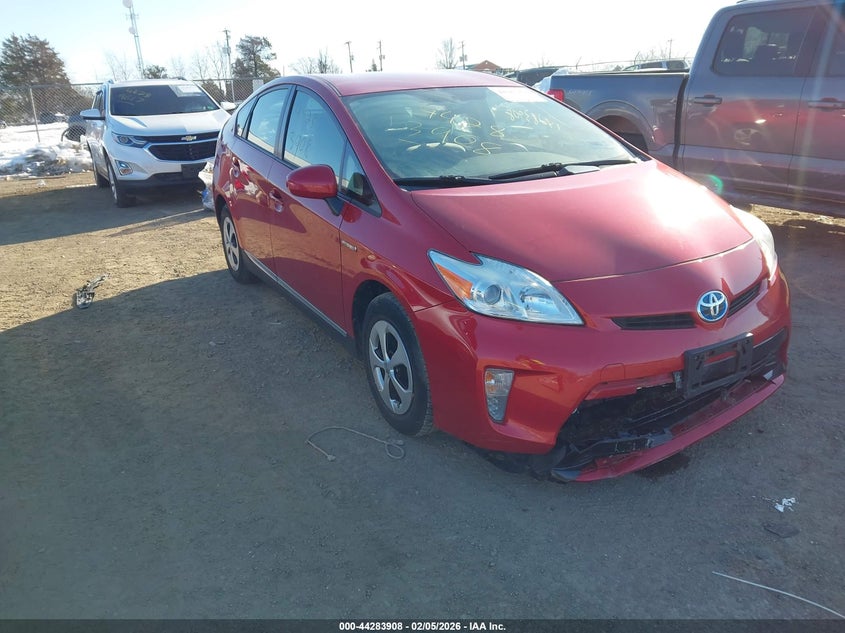 2013 Toyota Prius VIN JTDKN3DU5D0349833 IAAI salvage auction — FRONT END, Salvage (Illinois), sold $2,150 on 2026-07-21 (photo 1)