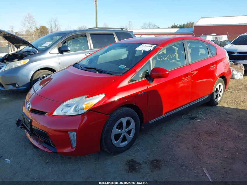 2013 Toyota Prius VIN JTDKN3DU5D0349833 IAAI salvage auction — FRONT END, Salvage (Illinois), sold $2,150 on 2026-07-21 (photo 2)