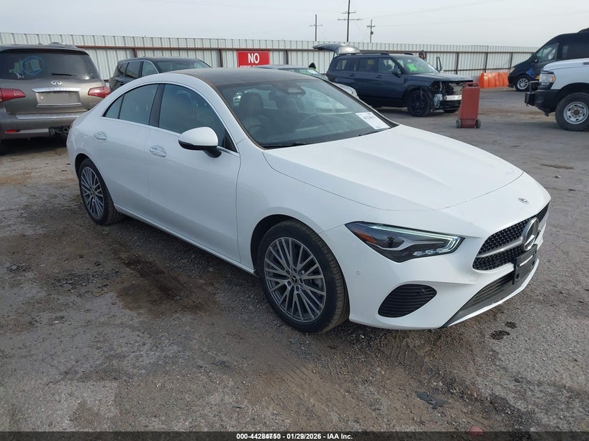 2025 Mercedes-benz Cla-klasse VIN W1K5J4GB5SN522605 IAAI salvage auction — Normal Wear, Clear (California), sold $26,750 on 2026-02-17 (photo 1)
