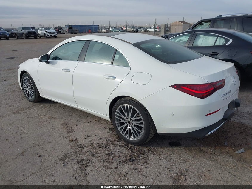 2025 Mercedes-benz Cla-klasse VIN W1K5J4GB5SN522605 IAAI salvage auction — Normal Wear, Clear (California), sold $26,750 on 2026-02-17 (photo 3)