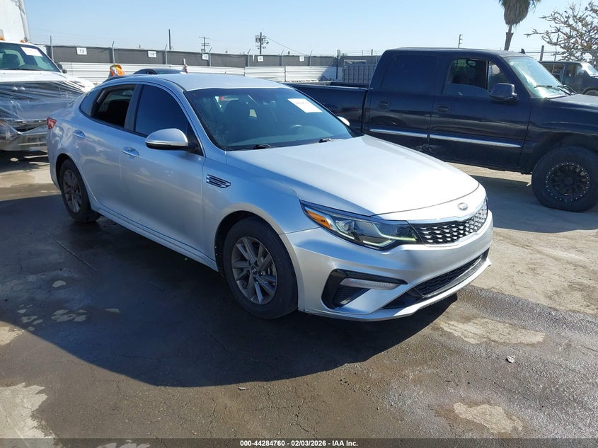 2020 Kia Optima VIN 5XXGT4L35LG407415 IAAI salvage auction — LEFT REAR, Salvage (California), sold $2,700 on 2026-07-15 (photo 1)
