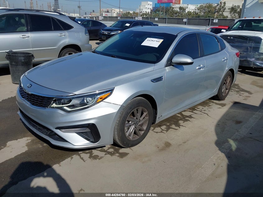 2020 Kia Optima VIN 5XXGT4L35LG407415 IAAI salvage auction — LEFT REAR, Salvage (California), sold $2,700 on 2026-07-15 (photo 2)