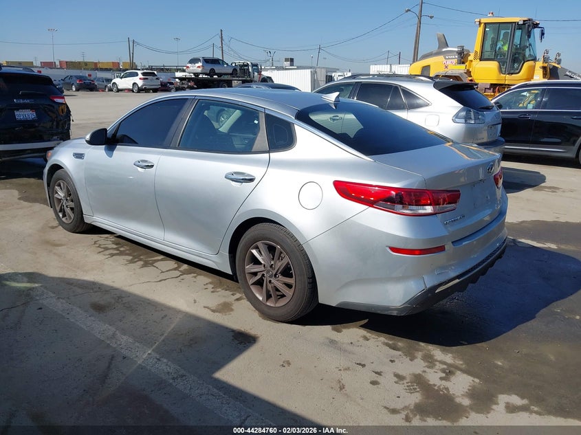 2020 Kia Optima VIN 5XXGT4L35LG407415 IAAI salvage auction — LEFT REAR, Salvage (California), sold $2,700 on 2026-07-15 (photo 3)