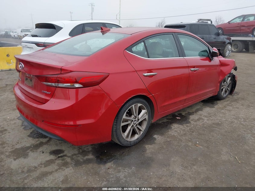 2017 Hyundai Elantra VIN 5NPD84LF0HH007580 IAAI salvage auction — FRONT END, Salvage Title, sold $2,025 on 2026-07-09 (photo 4)