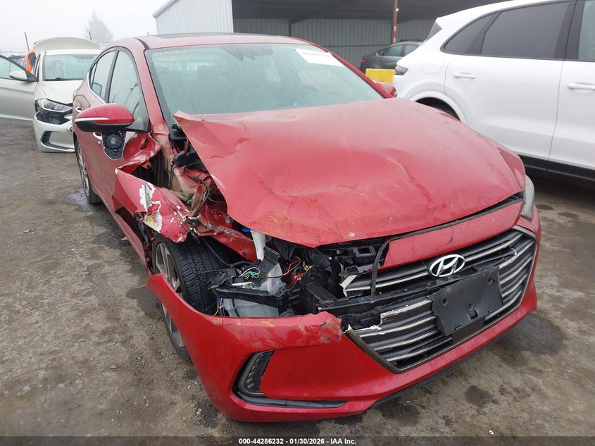 2017 Hyundai Elantra VIN 5NPD84LF0HH007580 IAAI salvage auction — FRONT END, Salvage Title, sold $2,025 on 2026-07-09 (photo 6)