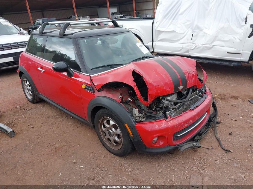 2012 Mini Cooper VIN WMWSU3C54CT254848 IAAI salvage auction — FRONT END, Salvage Title, sold $225 on 2026-07-15 (photo 1)