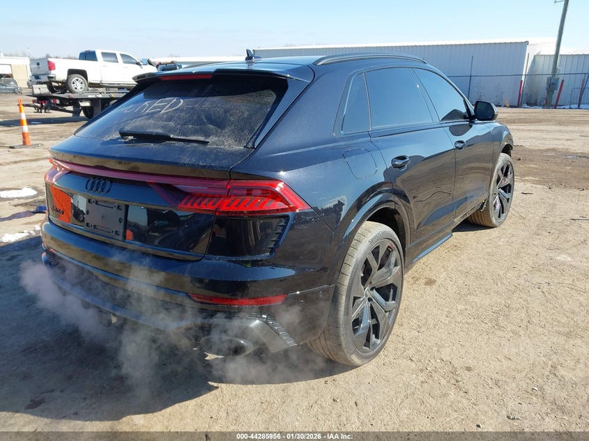 2021 Audi Rs q8 VIN WU1ARAF18MD017596 IAAI salvage auction — FRONT END, Clear (Oklahoma), sold $42,175 on 2026-07-06 (photo 4)