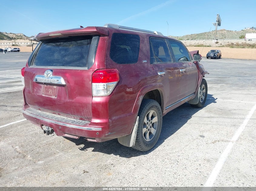 2013 Toyota 4runner VIN JTEBU5JR0D5123034 IAAI salvage auction — FRONT END, Salvage Title, sold $5,250 on 2026-07-15 (photo 4)