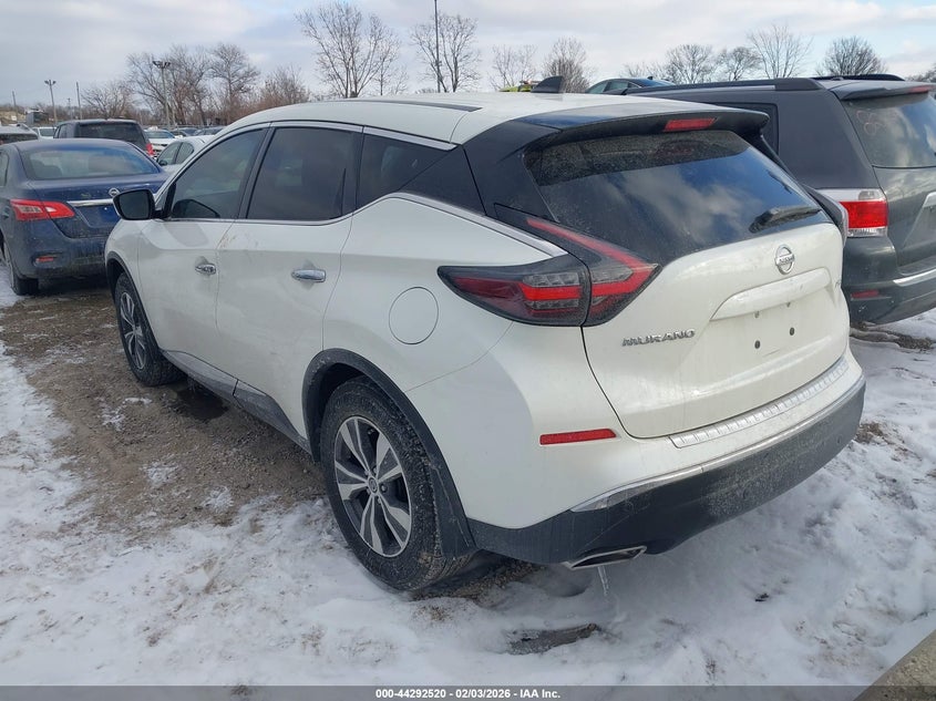 2022 Nissan Murano VIN 5N1AZ2AS2NC125492 IAAI salvage auction — THEFT, Salvage (Illinois), sold $8,900 on 2026-07-14 (photo 3)