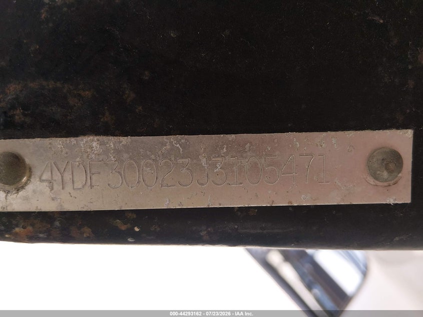 2018 Keystone 30ft springdale 300fwbh VIN 4YDF30023J3105471 IAAI salvage auction — WATER/FLOOD, Salvage (Louisiana), sold $225 on 2026-07-29 (photo 9)