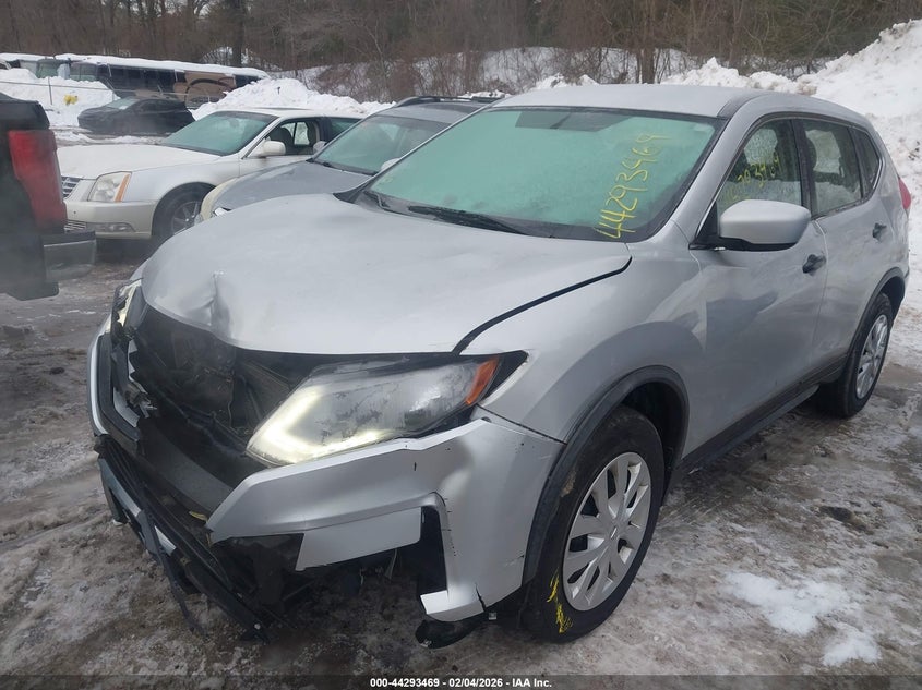 2017 Nissan Rogue VIN JN8AT2MV6HW259876 IAAI salvage auction — FRONT END, Salvage Title, sold $1,600 on 2026-07-25 (photo 2)