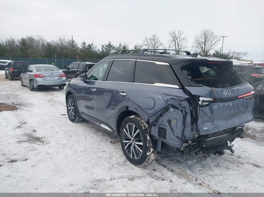 2024 Infiniti Qx60 VIN 5N1DL1HU2RC348668 IAAI salvage auction — REAR END, Salvage (Illinois), sold $10,800 on 2026-08-23 (photo 3)
