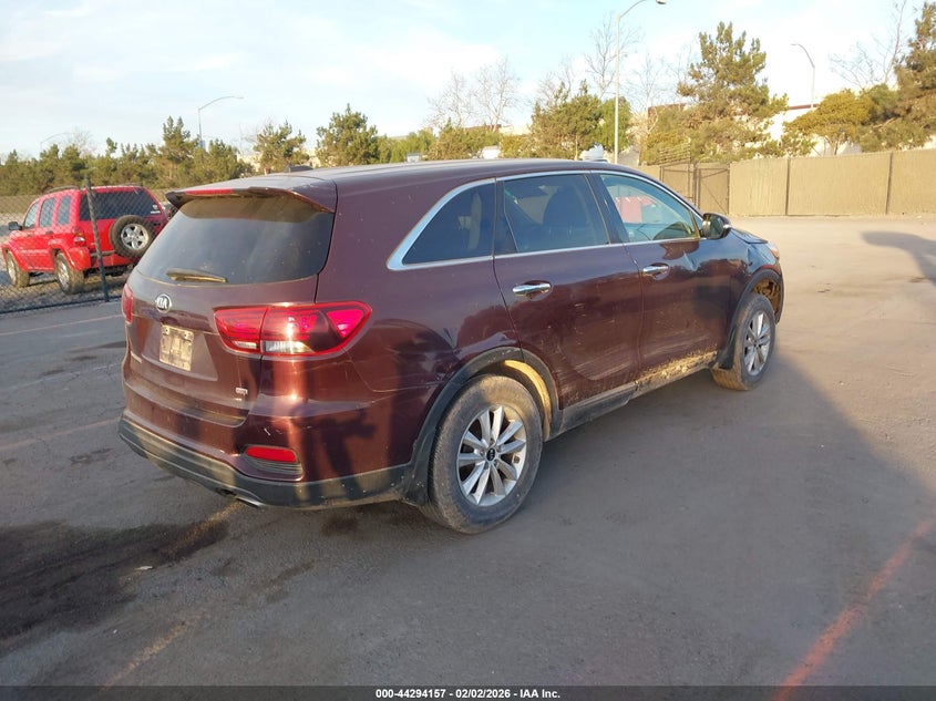 2020 Kia Sorento VIN 5XYPG4A31LG629274 IAAI salvage auction — RIGHT SIDE, Salvage (California), sold $925 on 2026-07-29 (photo 4)
